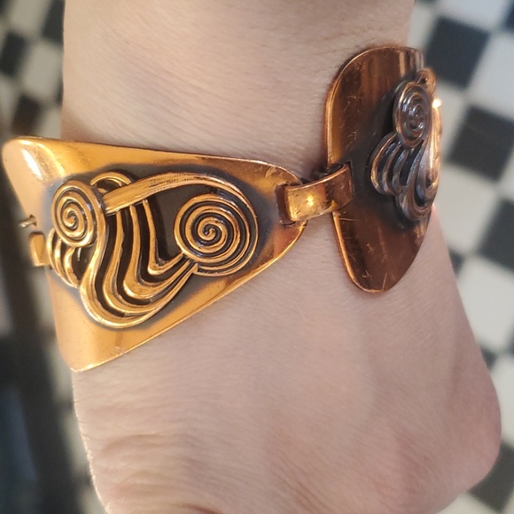 Vintage Genuine Copper Bracelet - Picture 4 of 5